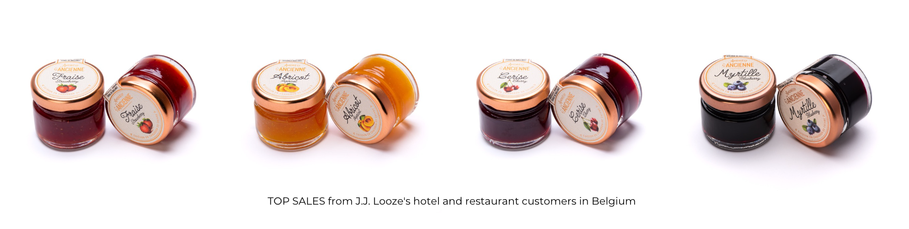 TOP SALES from J.J. Looze's hotel and restaurant customers in Belgium